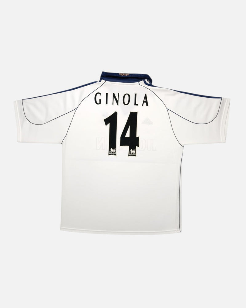 Tottenham 1999-00 Ginola home vintage football shirt, size XL — Adidas, back.