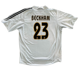 Real Madrid #23 Beckham 2004/05 Home Adidas Jersey