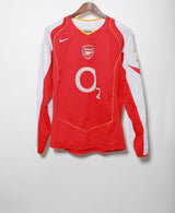 Arsenal 2004-05 Henry Long Sleeve Home Kit