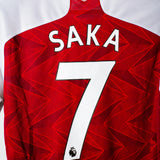 2020 Arsenal Home #7 Saka ( M )