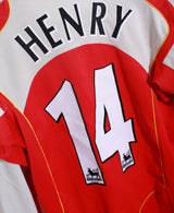 Arsenal 2004-05 Henry Long Sleeve Home Kit