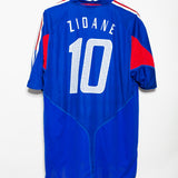 2004 France Home #10 Zidane ( 2XL )