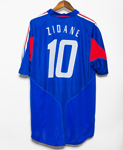 2004 France Home #10 Zidane ( 2XL )