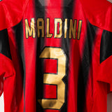 2004 AC Milan Home #3 Maldini ( L )