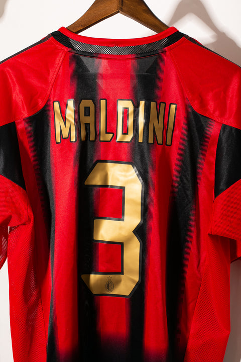 2004 AC Milan Home #3 Maldini ( L )