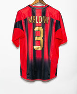 2004 AC Milan Home #3 Maldini ( L )