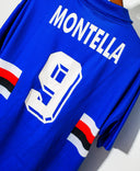 1998 - 1999 Sampdoria #9 Montella ( L )