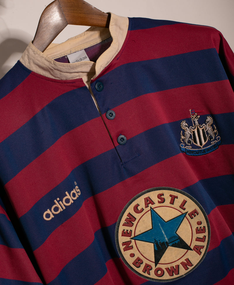 Newcastle Away football shirt 1995 - 1996. Sponsored by Newcastle