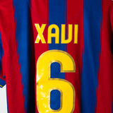 2009 FC Barcelona Home #6 Xavi ( M )