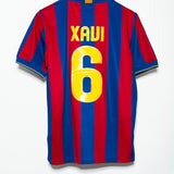 2009 FC Barcelona Home #6 Xavi ( M )