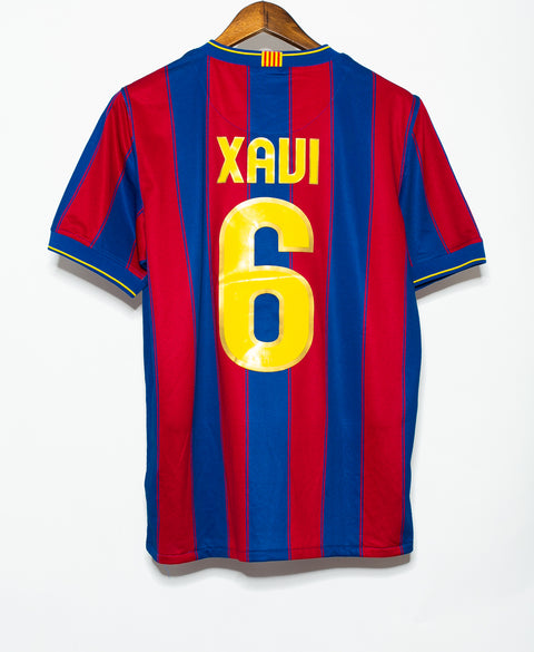 2009 FC Barcelona Home #6 Xavi ( M )