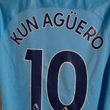 Manchester City 2017-18 Aguero Home Kit (M)