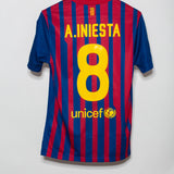 Barcelona 2011-12 Iniesta Home Kit (S)