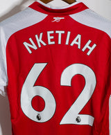 Arsenal 2017-18 Nketiah #62 Home Kit (M)