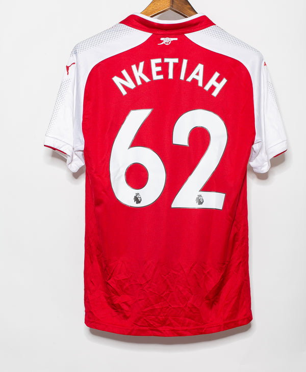 Arsenal 2017-18 Nketiah #62 Home Kit (M)