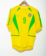 Brazil 2002 Ronaldo World Cup Home Kit ( M )