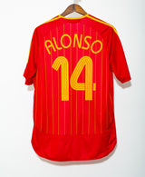 Spain 2006 Xabi Alonso World Cup Home Kit ( L )