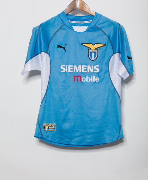 Lazio 2001-02 Crespo Home Kit (YL)