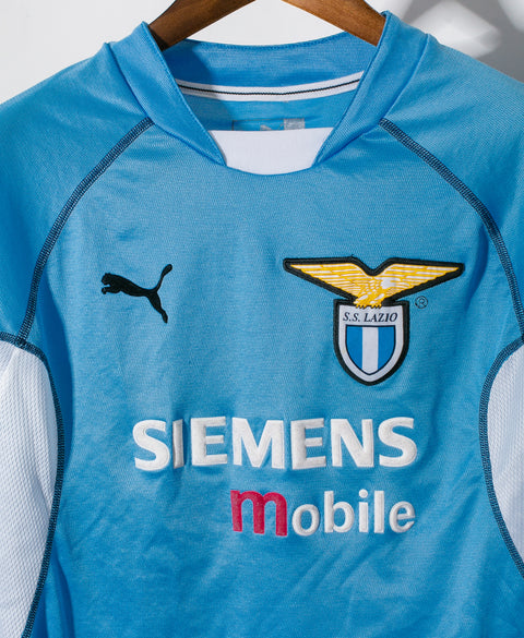 Lazio 2001-02 Crespo Home Kit (YL)