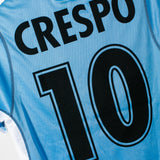 Lazio 2001-02 Crespo Home Kit (YL)