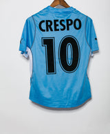 Lazio 2001-02 Crespo Home Kit (YL)