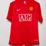 Manchester United 2007-08 Ferdinand Home Kit (L)