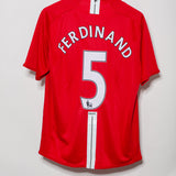 Manchester United 2007-08 Ferdinand Home Kit (L)