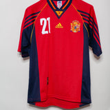 Spain 1996 Luis Enrique #21 Home Kit (M)