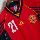 Spain 1996 Luis Enrique #21 Home Kit (M)