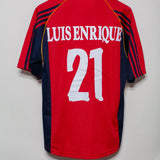 Spain 1996 Luis Enrique #21 Home Kit (M)