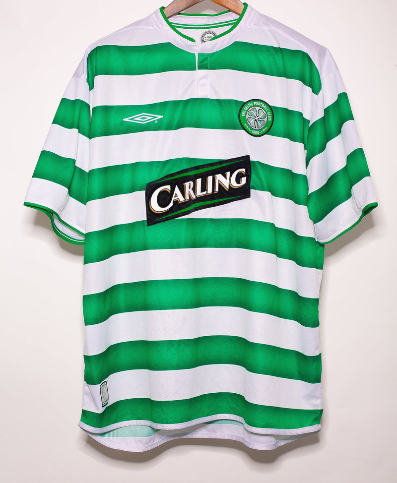 Celtic 2003-04 Larsson Home Kit (2XL)