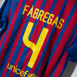 Barcelona 2011-12 Fabregas Home Kit (M)
