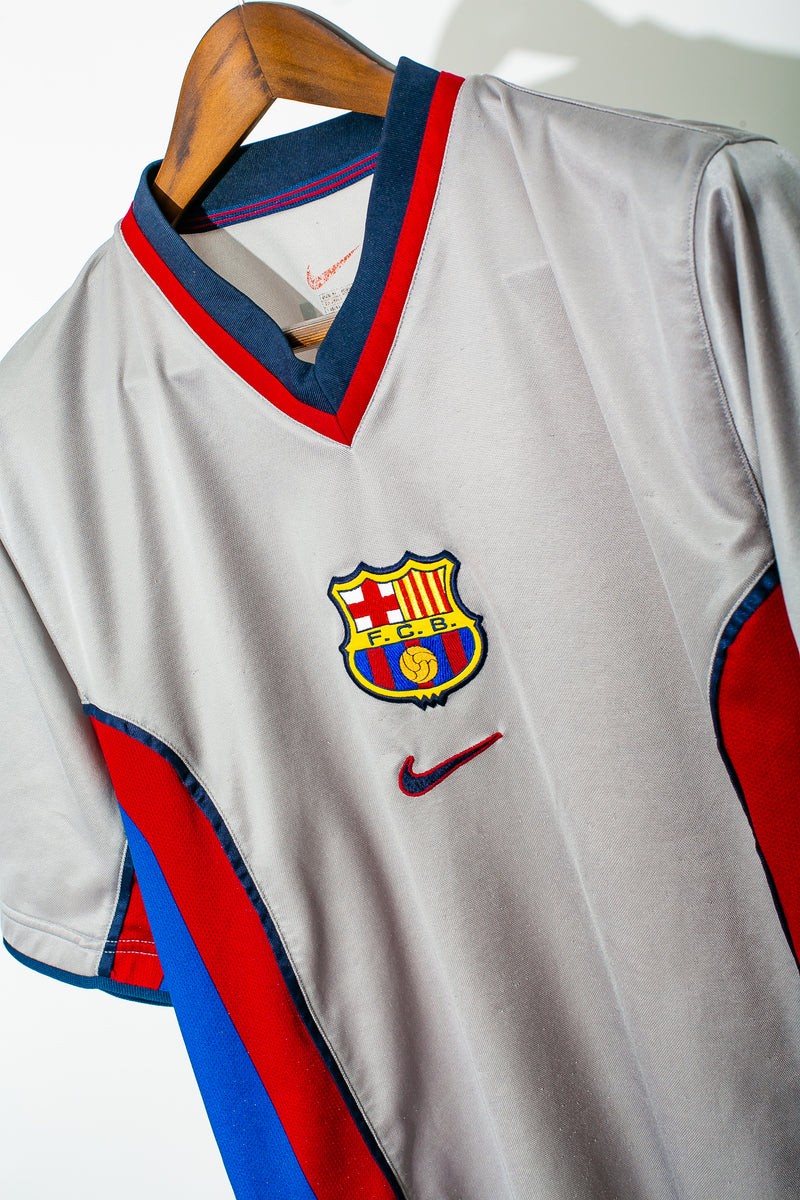 Barcelona 1998 Rivaldo Away Kit ( M )