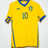 Sweden 2010 Ibrahimovic Home Kit (L)