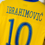 Sweden 2010 Ibrahimovic Home Kit (L)