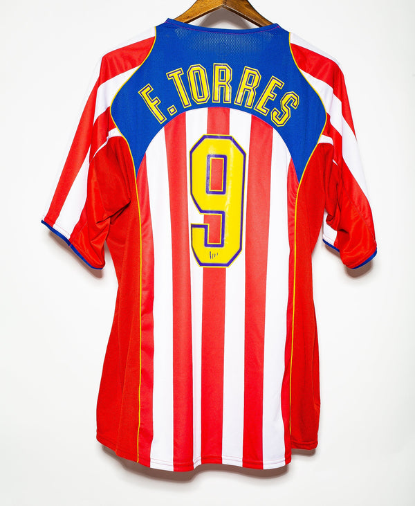 Atletico Madrid 2004-05 Torres Home Kit Auction (XL)