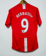 Manchester United 2007-08 Berbatov Home Kit (M)