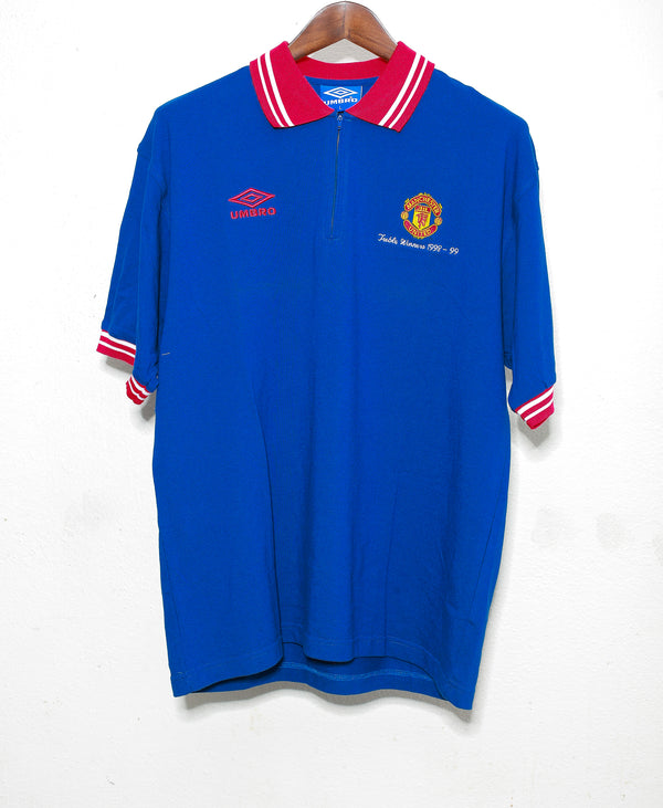 1999 Manchester United Treble Polo Shirt (L)
