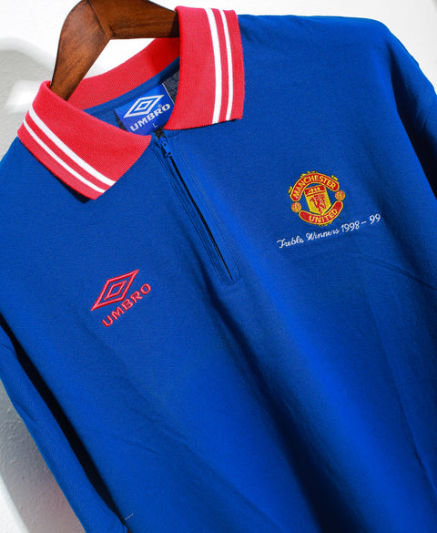 1999 Manchester United Treble Polo Shirt (L)