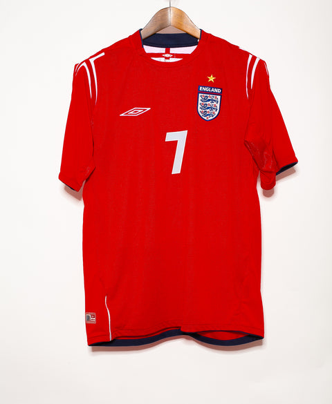 England 2004 Beckham Away Kit (L)