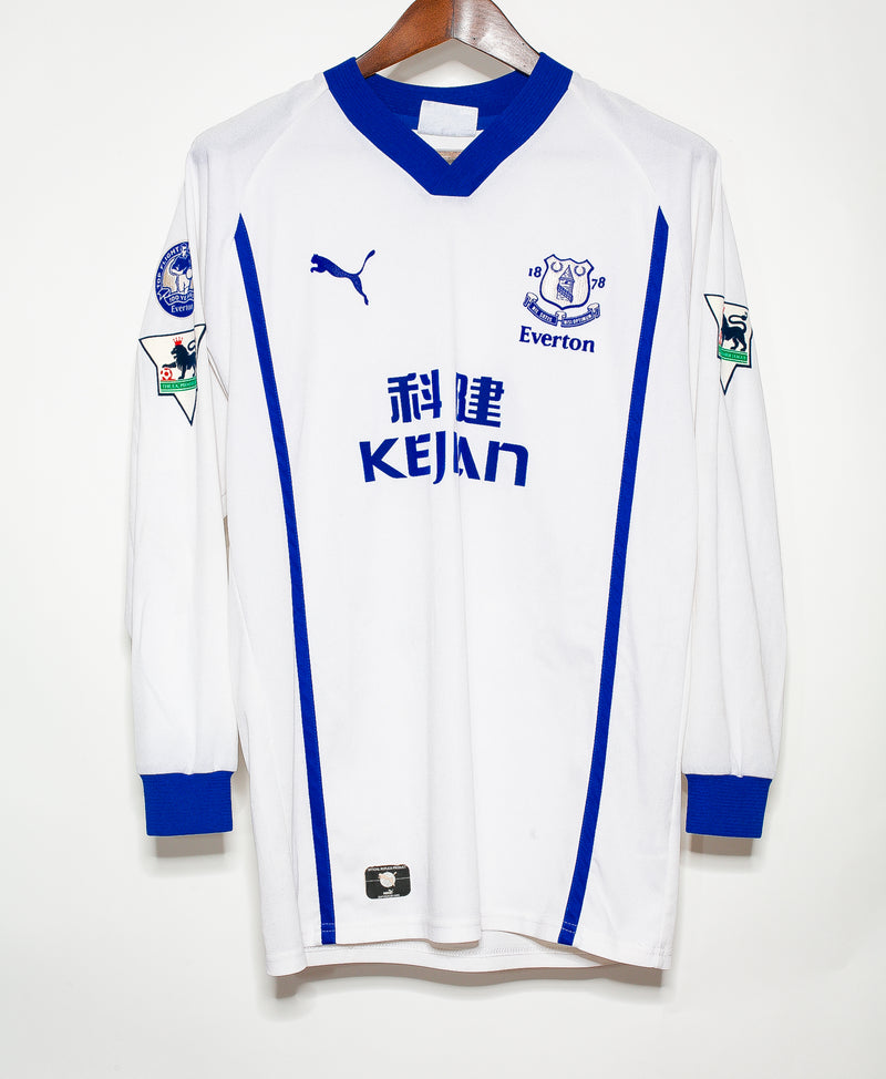 Everton 2002-03 Rooney Long Sleeve Away Kit (S)