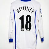 Everton 2002-03 Rooney Long Sleeve Away Kit (S)