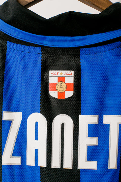 Inter Milan 2007 Zanetti Home Kit (2XL)