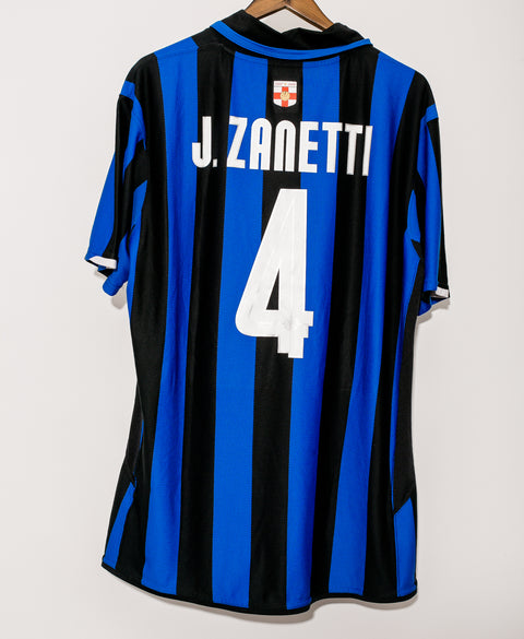 Inter Milan 2007 Zanetti Home Kit (2XL)