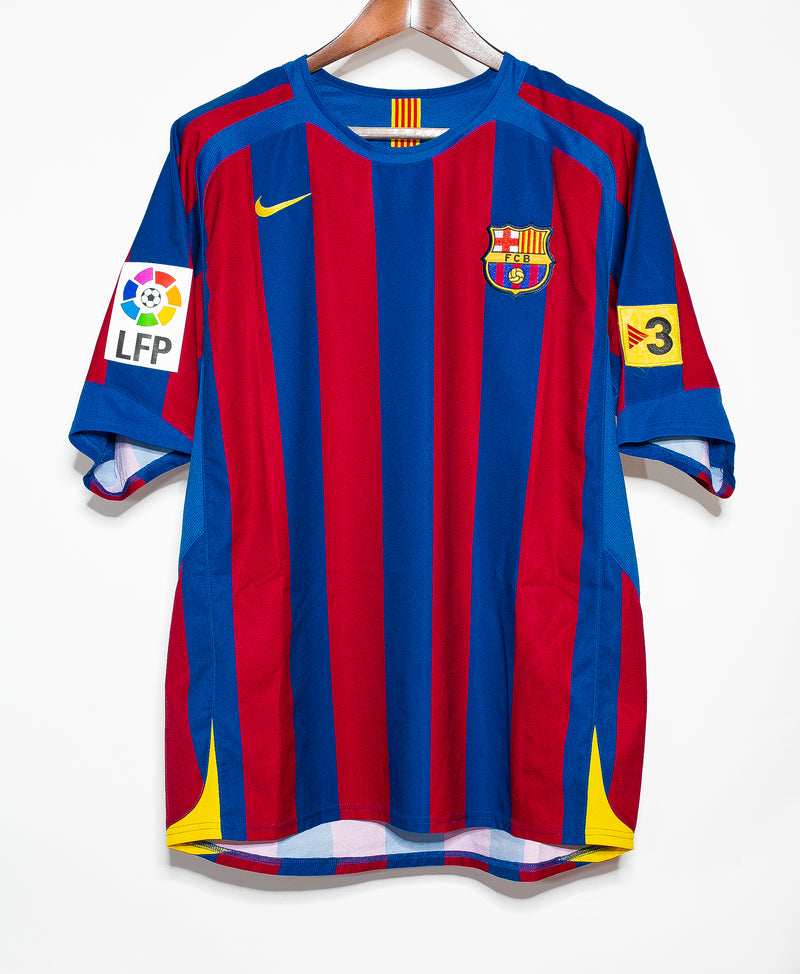 Barcelona 2005-06 Messi Home Kit (XL)