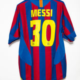 Barcelona 2005-06 Messi Home Kit (XL)