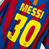 Barcelona 2005-06 Messi Home Kit (XL)