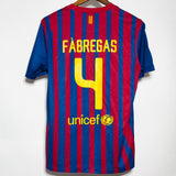 Barcelona 2011-12 Fabregas Home Kit (M)
