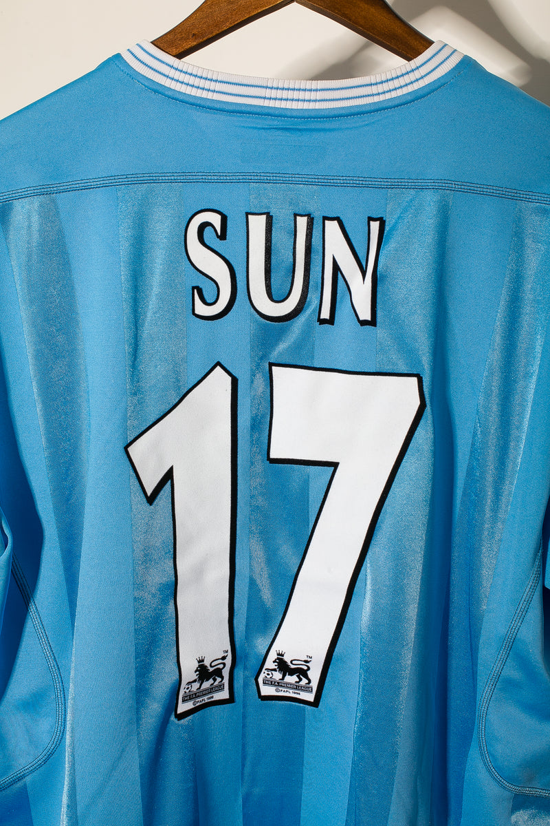 Manchester City 2003-04 Sun Home Kit (L)