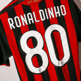 AC Milan 2009-10 Ronaldinho Home Kit (S)